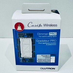 Lutron Caséta PRO in-wall dimmer, Brand New Sealed, PD-10NXD-WH-C